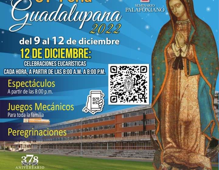 Arquidiócesis de Puebla llevará a cabo la edición 61 de la Feria Guadalupana