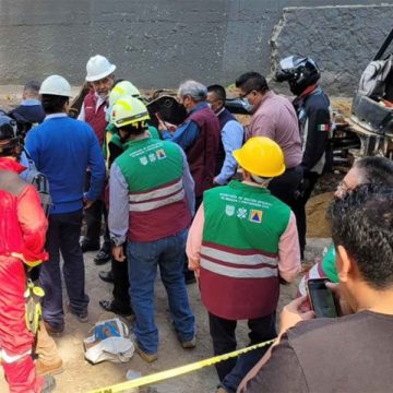 Se derrumba una obra en la Miguel Hidalgo; reportan un trabajador muerto; Fiscalía investiga lo sucedido
