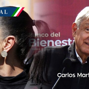 AMLO elogia a Sheinbaum en la sede del Gobierno de CDMX