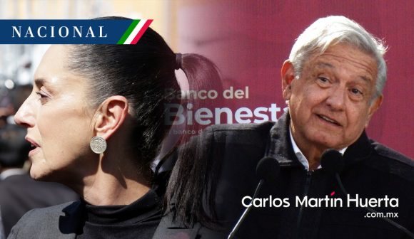 AMLO - Claudia Sheinbaum AMLO elogia a Sheinbaum en la sede del Gobierno de CDMX