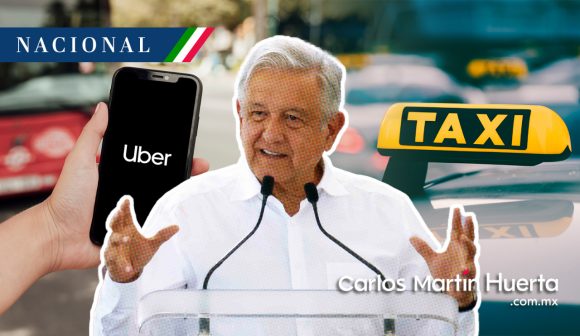 AMLO - taxis - Cancún AMLO minimiza conflicto entre taxistas y Uber en Cancún