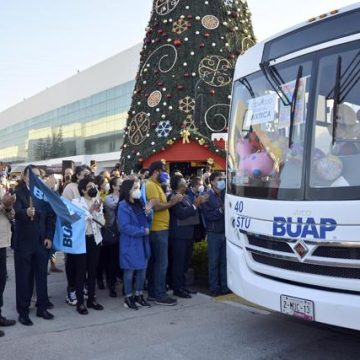 Comparte BUAP alegría a niños de comunidades del interior del estado