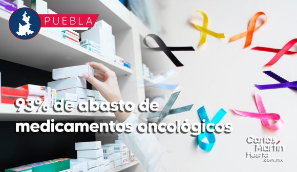 Puebla tiene el 93% de abasto de medicamentos oncológicos: Salud