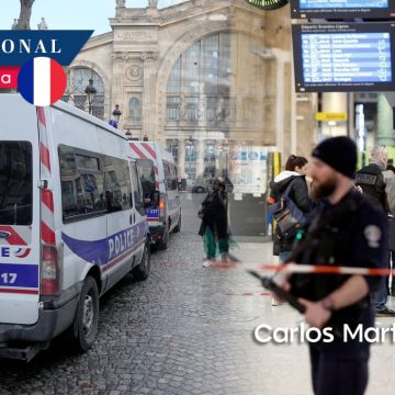 Ataque en estación Norte de París deja seis heridos y un detenido