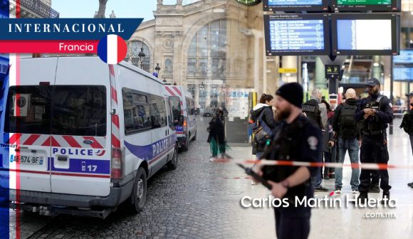 Ataque en estación Norte de París deja seis heridos y un detenido
