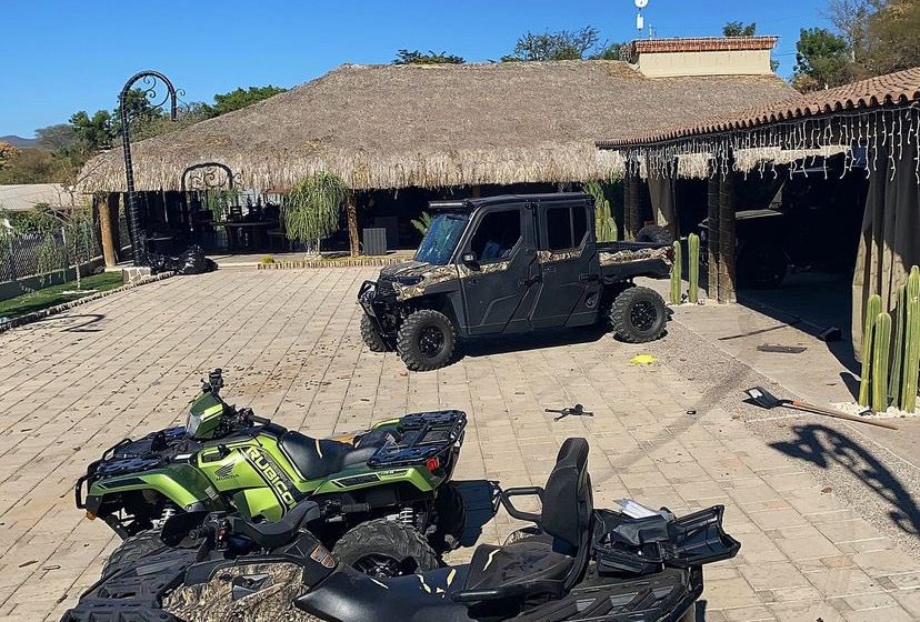 Así quedó la casa donde se escondía Ovidio en Sinaloa