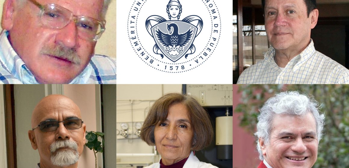 Cinco científicos de la BUAP son distinguidos como Investigadora e Investigador Nacional Emérito