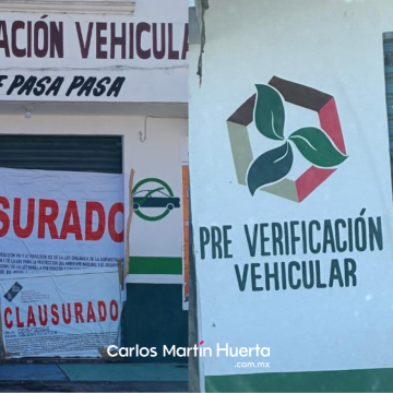 Clausura Medio Ambiente “oficinas de coyotes”con falsa verificación