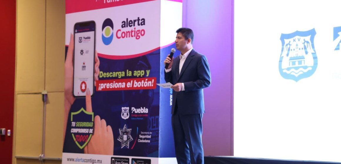 Presenta Ayuntamiento de Puebla aplicación Alerta Contigo contra el delito