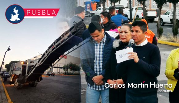 Avance del 50% en repavimentación de 1000 calles: Eduardo Rivera