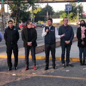 Ayuntamiento de Puebla entregan semaforización del bulevar 5 de Mayo