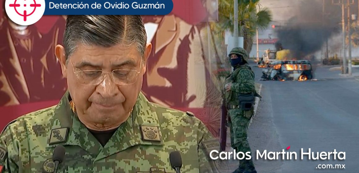 Ovidio Guzmán está a disposición de la FGR en CDMX