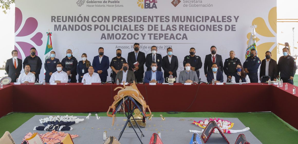 Refrenda Céspedes Peregrina vínculo con municipios para fortalecer seguridad