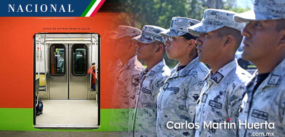 Guardia Nacional tendrá presencia en el Metro de CDMX a partir de hoy