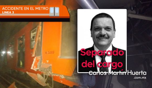 Metro Línea 3 - subdirector Operaciones Cesan al subdirector de Operaciones del Metro tras accidente en la Línea 3