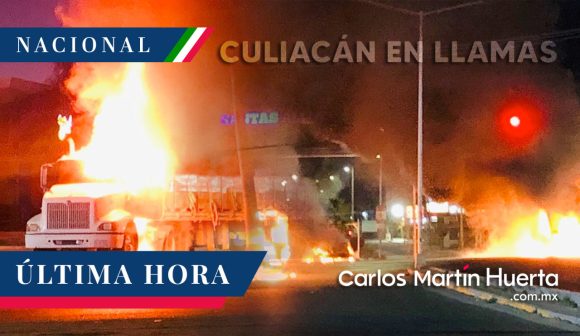 Se reportan múltiples narcobloqueos en Culiacán, Sinaloa