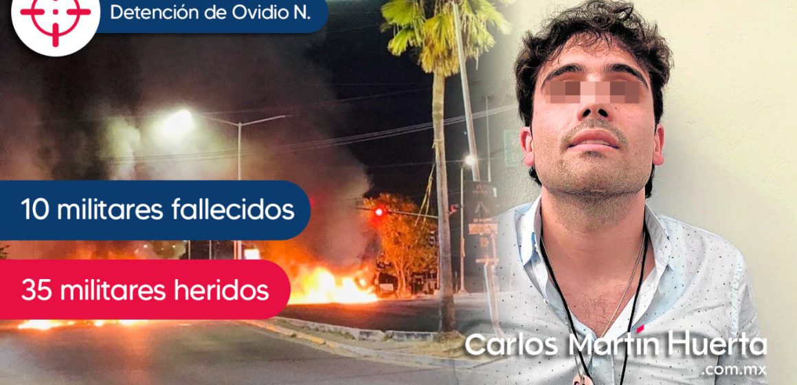 Confirman 10 militares fallecidos y 35 heridos tras recaptura de Ovidio Guzmán