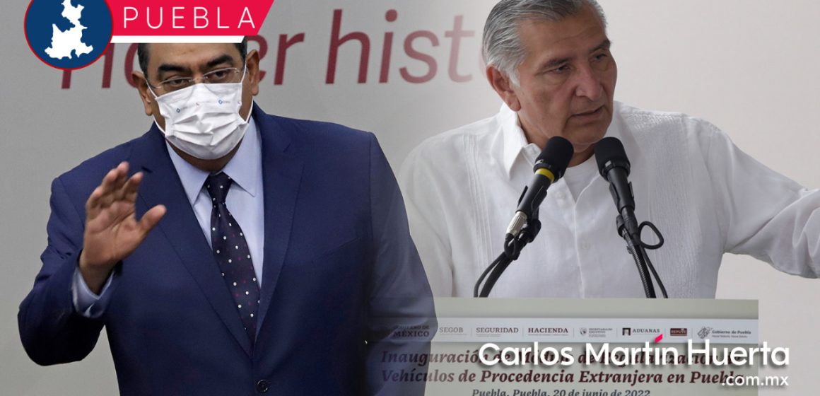 Confirma gobernador visita a Puebla del secretario Adán Augusto López