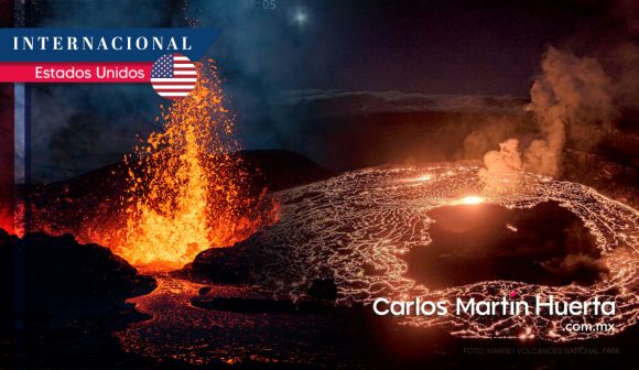 Volcán Kilauea entra de nueva cuenta en erupción