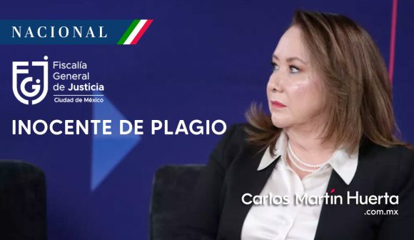 ¡Es inocente! Fiscalía de la CDMX asegura que Yasmín Esquivel no plagió su tesis