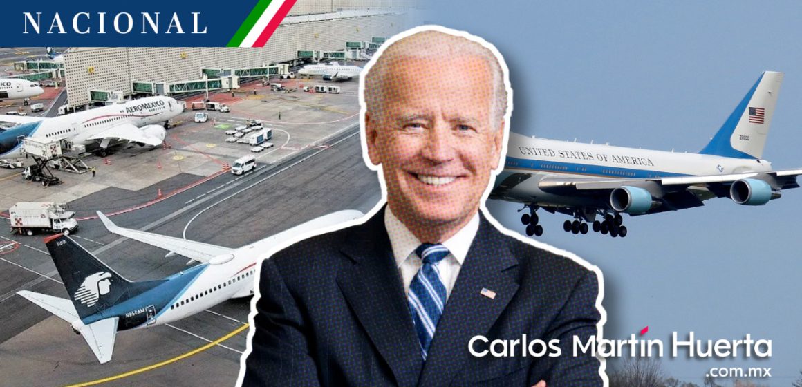 Biden no aterrizará en AIFA a pesar de petición de AMLO