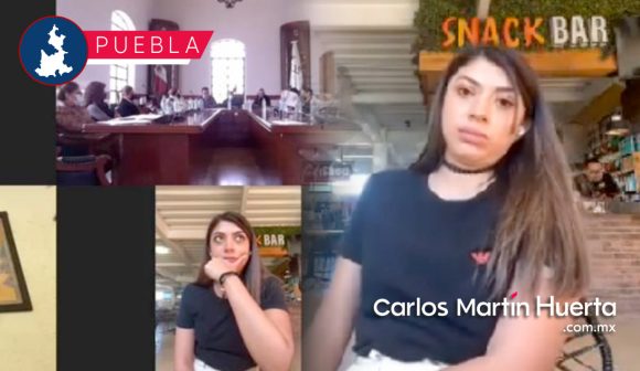 Portada Regidora Grecia Lezama Rojas sesiona desde bar Tehuacán CMH Regidora de Tehuacán sesiona desde un bar y no en Cabildo