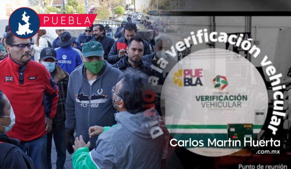 Portada Transportistas se manifiestan contra la verificación vehicular en Puebla CMH Transportistas se manifiestan contra la verificación vehicular en Puebla