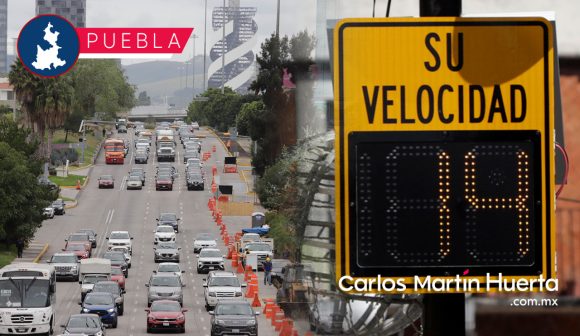 Instalan cinemómetros en Vía Atlixcáyotl, Niño Poblano y Las Torres