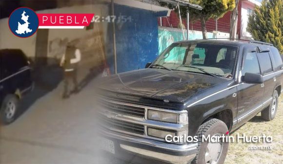 Roban camioneta en la Emiliano Zapata; les tomó menos de un minuto