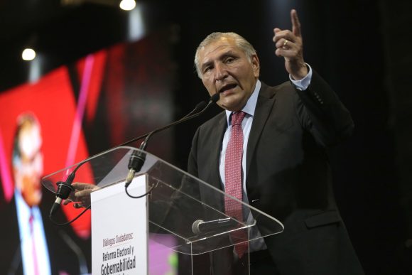 Adán Augusto López reaparece en el Consejo Nacional de Morena en medio de la polémica por el caso Bermúdez