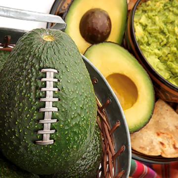 Aguacate mexicano; ingrediente irresistible para el Super Bowl LVIII