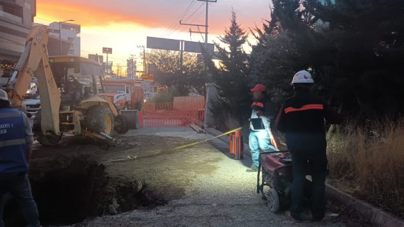 d03f8752-eff1-4bae-8ec1-373b29f52add Agua de Puebla realiza trabajos de interconexión y reforzamiento de la Línea de Conducción Atlixcáyotl