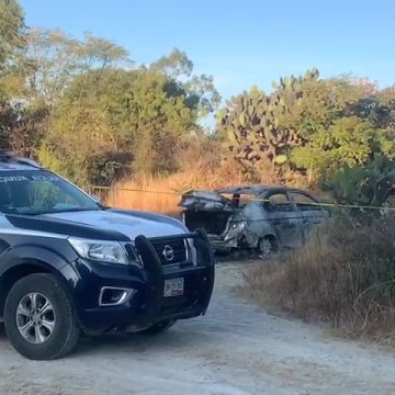 Hallan cadáver calcinado dentro un vehículo en la zona de Valsequillo