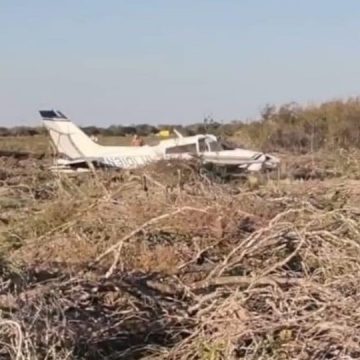 Cae avioneta tras falla de motores en Reynosa