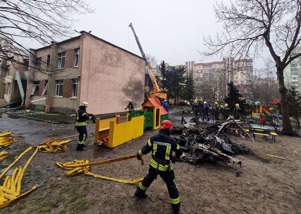 helicoptero se estrella cerca de Kiev
