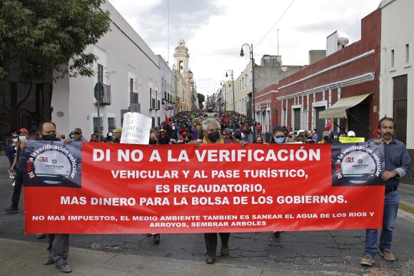 “Es político el asunto de la manifestación de Antorcha Campesina en contra de la Verificación Vehicular”: Segob