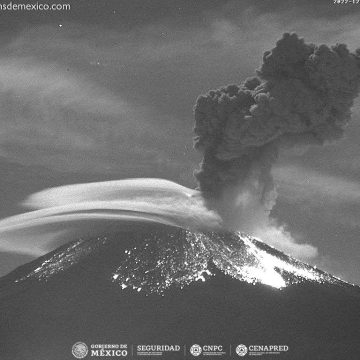 Ante caída de ceniza, mantiene Gobierno del Estado monitoreo del Popocatépetl