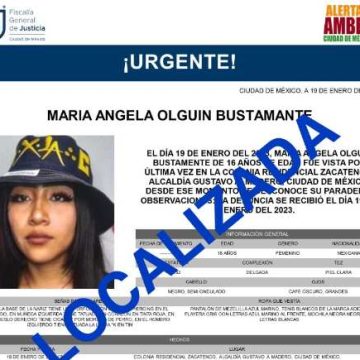 Localizan con vida a María Ángela desaparecida en Indios Verdes