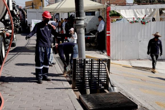 05d4a58a-0526-4a84-a2ee-bee10d228e8d Inician limpieza de redes hidrosanitarias en San Andrés Cholula
