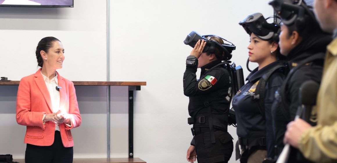 Inauguran Centro de Entrenamiento de Realidad Virtual para capacitar a policía en CDMX