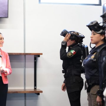 Inauguran Centro de Entrenamiento de Realidad Virtual para capacitar a policía en CDMX