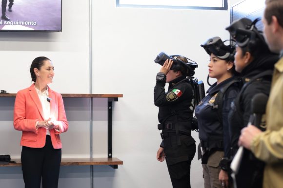 Inauguran Centro de Entrenamiento de Realidad Virtual para capacitar a policía en CDMX