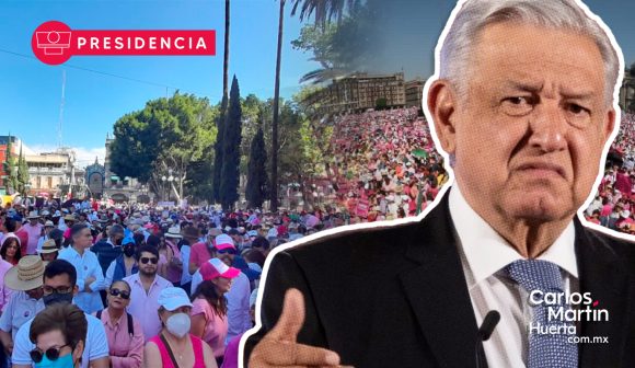 AMLO minimiza marcha en defensa del INE; “tienen que mover más gente”