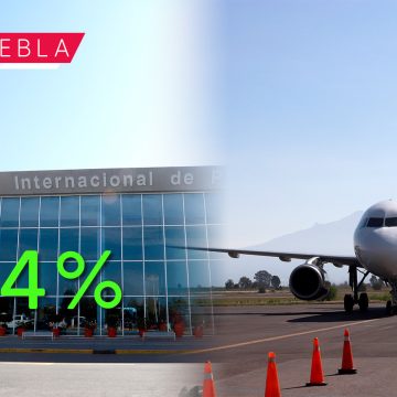 Aeropuerto de Puebla incrementa 24% número de pasajeros atendidos