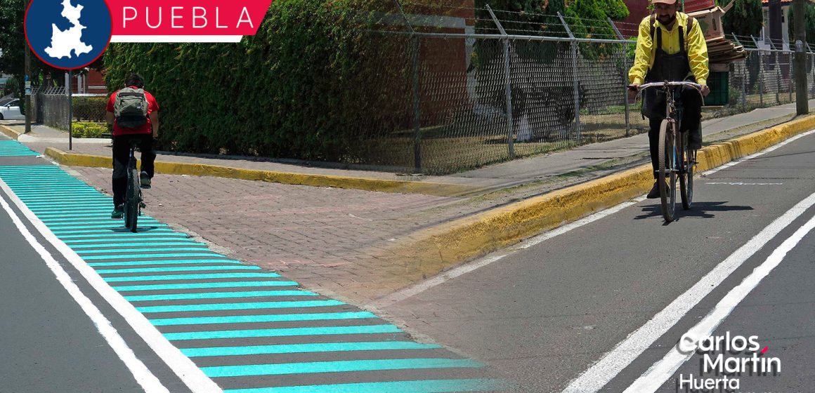 Anuncian 15 kilómetros nuevos de ciclovía en Puebla