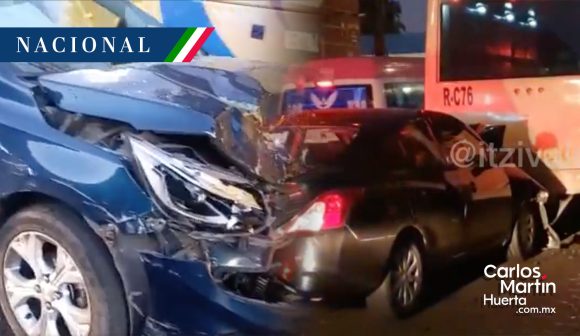 Aparatosos accidentes generan caos vial en la 11 sur; el alcohol protagonista