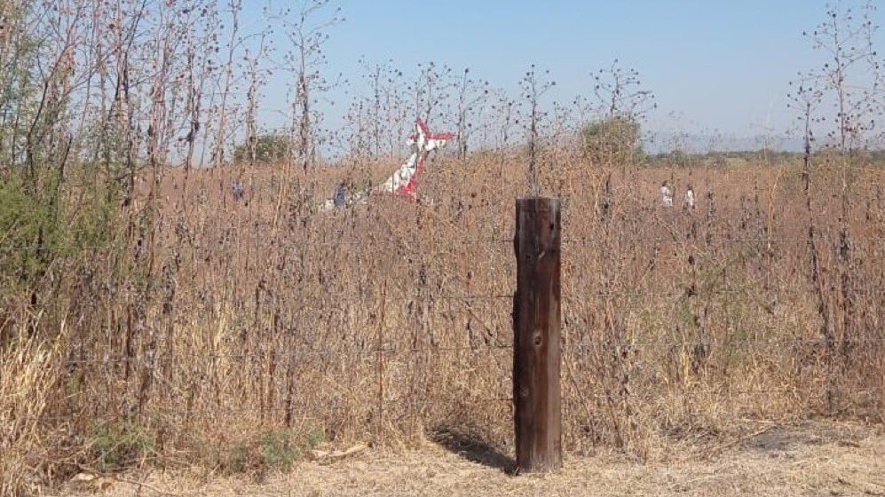 Se desploma avioneta en Puente de Ixtla, Morelos