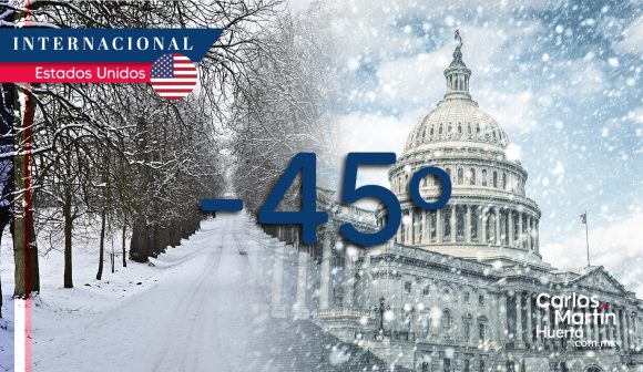 Pronostican temperaturas de 45 grados bajo cero en el noreste de EU