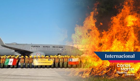 Llegan a Chile brigadistas mexicanos para combatir incendios forestales