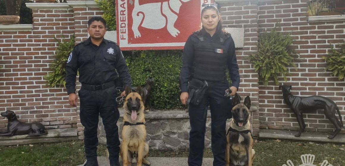 Premian labor de la Unidad Canina de Centros Penitenciarios de Puebla